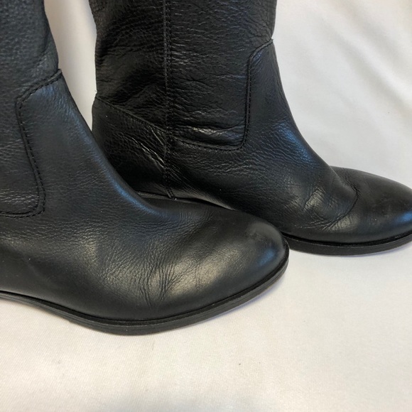 Nine West Graphite Leather Boots - Picture 2 of 10